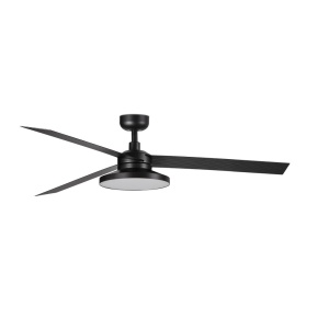 Lustra LED cu Ventilator tavan si telecomanda CRUISER TAK L negru 2700K