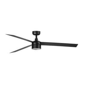 Lustra LED cu Ventilator tavan si telecomanda CRUISER TEK L negru 2700K