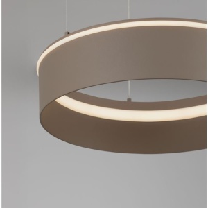 Lustra LED design circular OLIVIA bej D-40cm - Img 5