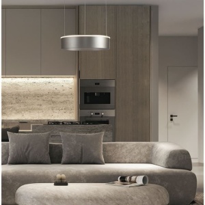 Lustra LED design circular OLIVIA nickel D-40cm - Img 2