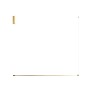 Lustra LED design liniar Meru auriu - Img 1