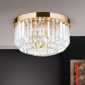 Lustra LED design LUX PRISM 35cm, 24K gold plated 197337 universul-luminii.ro