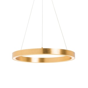 Lustra LED design modern circular CARLO auriu, diametru 50cm - Img 3