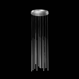 Lustra LED design modern minimalist 45cm Louise 12 chrome ZZ AZ3422 80047 universul-luminii.ro
