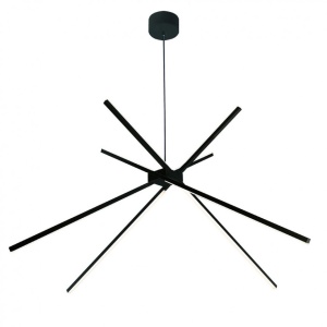 Lustra LED design modern SPIDER negru P0412 MX