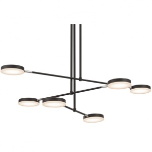 Lustra LED design tehnic Fad negru MYMOD070PL-L38B3K