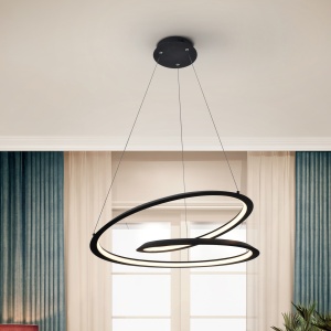 Lustra LED design ultra-modern Looping 60cm 84997 universul-luminii.ro