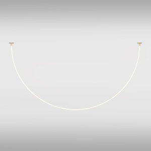 Lustra LED incastrabila tavan fals design modern Tau auriu