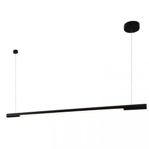 Lustra LED liniara, suspendata Organic 150cm, negru P0358 MX