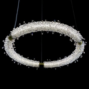 Lustra LED LUX moderna design circular D65 GLACEE 01 - Img 1