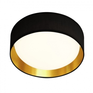 Lustra LED moderna 37cm Gianna negru/auriu 9371-37BGO SRT