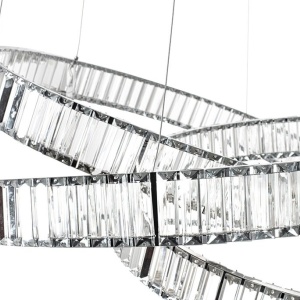 Lustra LED moderna design deosebit CHARMES 80 crom - Img 4