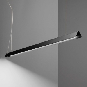 Lustra LED moderna design liniar V-LINE SP NERO - Img 1
