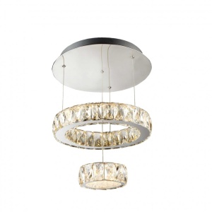 Lustra LED moderna suspendata Clover 2328CC SRT - Img 1