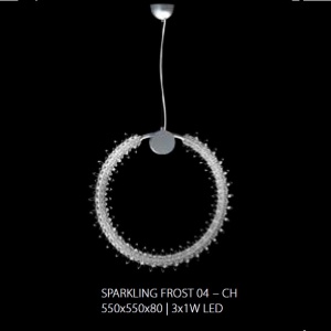 Lustra LED moderna Vision design LUX cristal SPARKLING FROST 55cm 44937 universul-luminii.ro