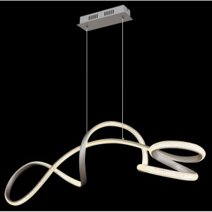 Lustra LED suspendata 4000K SWIRL nichel 249757 universul-luminii.ro