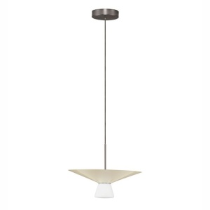 Lustra LED suspendata BARIS White Tea 38cm - Img 2