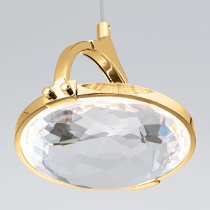 Lustra LED suspendata cu cristal K9 design lux MOON 5L 156307 universul-luminii.ro