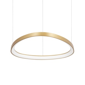 Lustra LED suspendata design circular Gemini sp d061 on-off 2700k aurie - Img 1