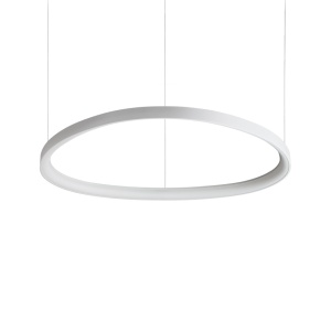 Lustra LED suspendata design circular GEMINI SP D081 BIANCO - Img 1