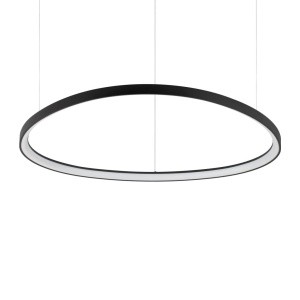 Lustra LED suspendata design circular Gemini sp d105 on-off 2700k negru