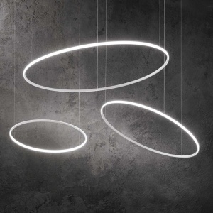 Lustra LED suspendata design circular HULAHOOP SP D100 93047 universul-luminii.ro