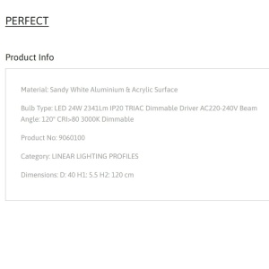 Lustra LED suspendata design circular PERFECT 40cm alba 3000K Dimmable - Img 2