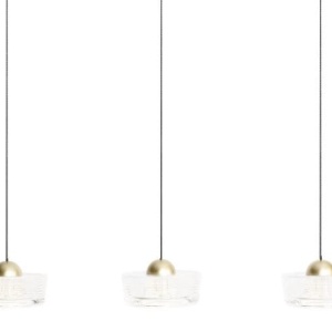 Lustra LED suspendata design decorativ Lipari 3L liniar 161007 universul-luminii.ro