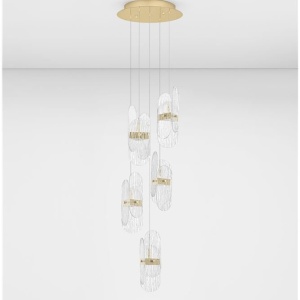 Lustra LED suspendata design decorativ LUCIEN 2700K - Img 4
