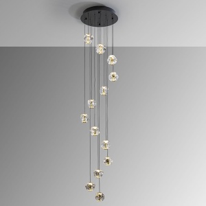 Lustra LED suspendata design decorativ modern Zaria 13L 184487 universul-luminii.ro