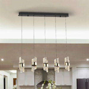 Lustra LED suspendata design elegant Iliada 5L - Img 4