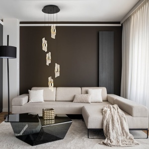 Lustra LED suspendata design elegant Iliada 5L - Img 2