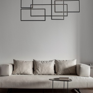 Lustra LED suspendata design geometric CORNICE - Img 4
