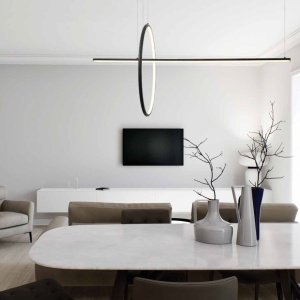 Lustra LED suspendata design minimalist Circle - Img 2