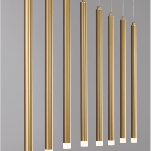 Lustra LED suspendata design minimalist TRIMLE aurie - Img 3