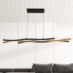 Lustra LED suspendata design modern Bloom Swirl - Img 4
