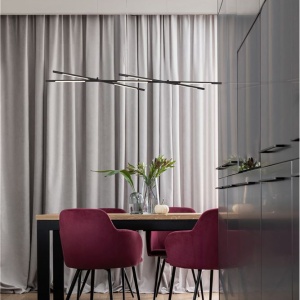 Lustra LED suspendata design modern RACCIO negru