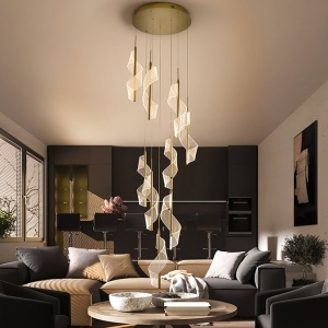 Lustra LED suspendata design modern Velas - Img 2