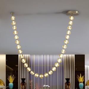 Lustra LED suspendata design modern Zaria II - Img 1