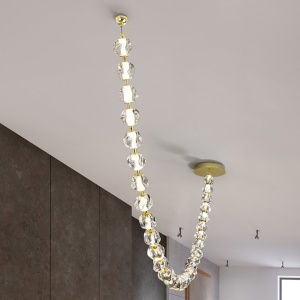 Lustra LED suspendata design modern Zaria II - Img 1