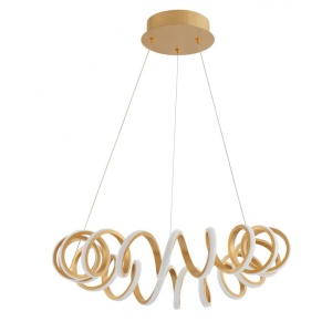 Lustra LED suspendata design modern ZINIA aurie NVL-9817462 - Img 1
