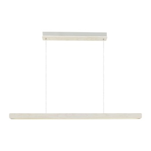 Lustra LED suspendata design scandinav Ilgas lemn alb - Img 4