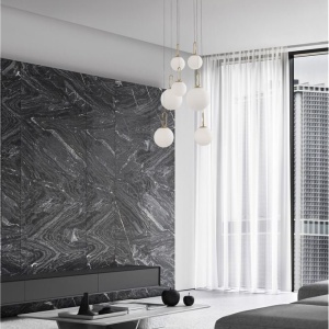 Lustra LED suspendata, dimabila, design modern Hook auriu, opal alb 56,6cm 115377 universul-luminii.ro