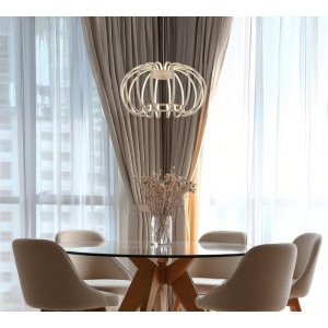 Lustra LED suspendata moderna RIBBON nisip - Img 3