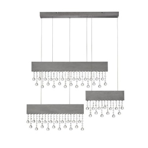 Lustra LED suspendata stil elegant CRISTA titan