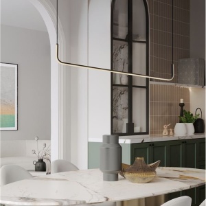 Lustra LED suspendata stil minimalist liniar STRITA L-101cm - Img 2