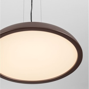 Lustra LED suspendata stil modern FELICIA maro 60cm - Img 5