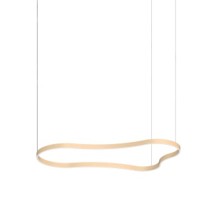 Lustra LED suspendata Waves-3 sp aurie - Img 1