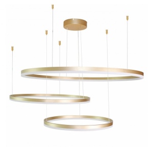 Lustra LED XXL suspendata design modern circular geometric Halo GO - Img 1
