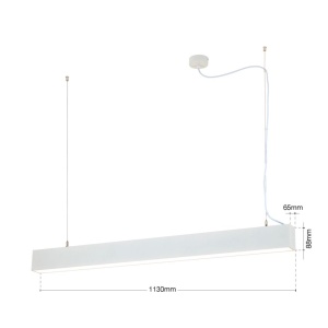 Lustra liniara aplicata/ suspendata LED CCT PALKKI 113cm, alb - Img 11